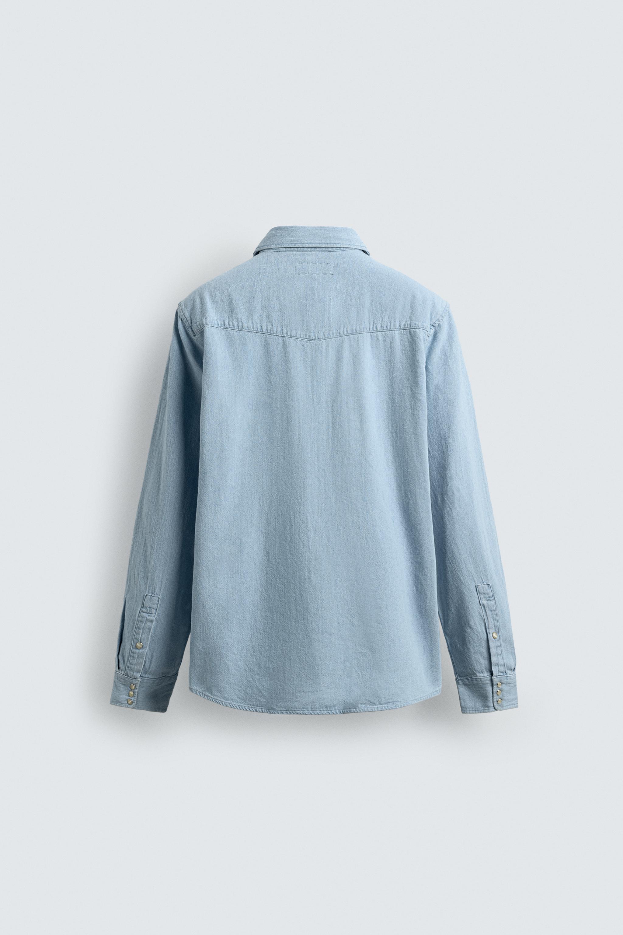 CHEMISE EN DENIM WESTERN